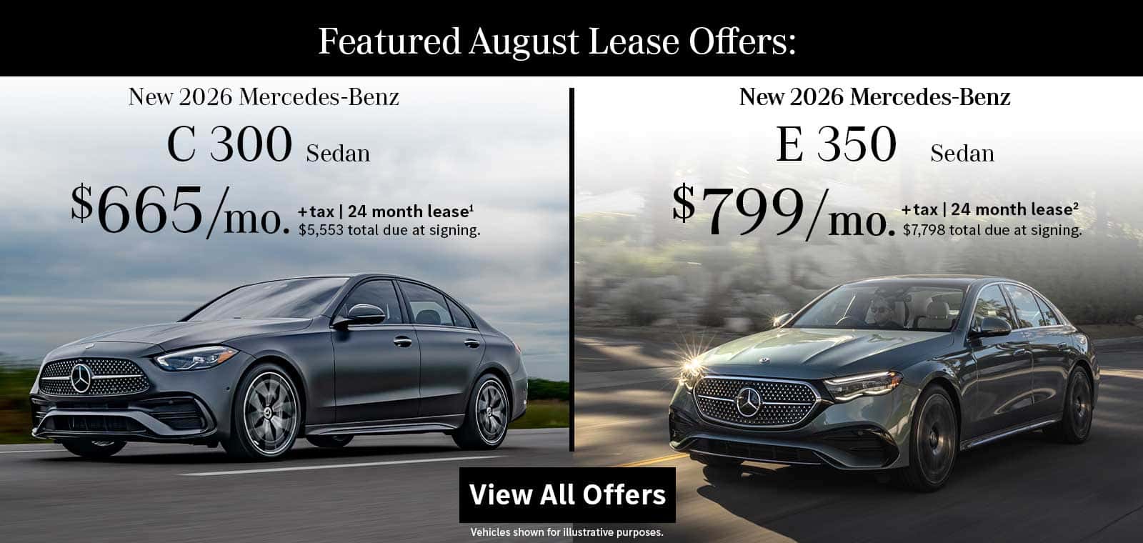 Featured August Lease Offers
