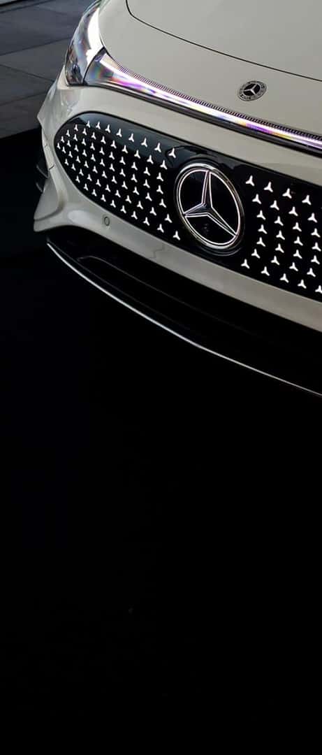 Front grille of a new Mercedes-Benz