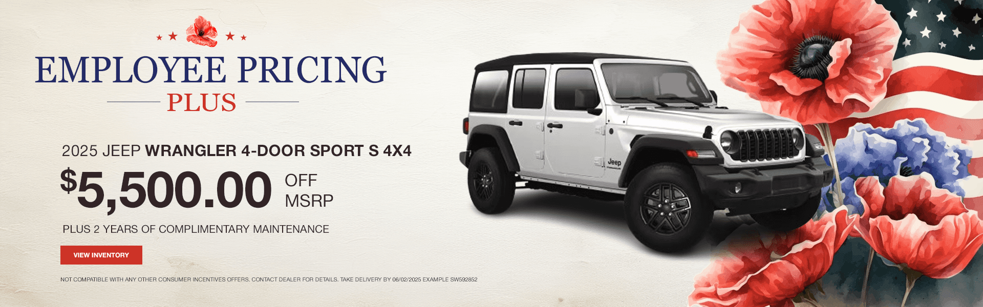 2025 JEEP WRANGLER 4-DOOR SPORT S 4X4
