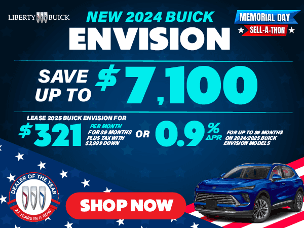 Save up to $7,100 on a 2024 Envision!