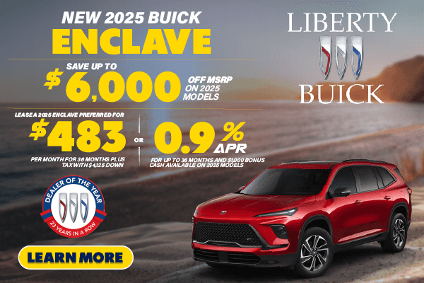 Save up to $6,000 on a new 2025 Buick Enclave