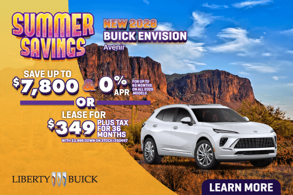 Save up to $7,800 on a new Buick Envision & get 0% APR