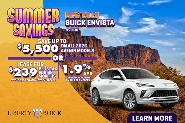 Save up to $5,500 on a new Buick Envista