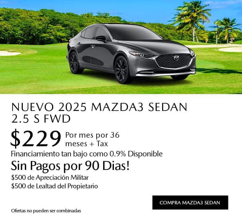 Nuevo 2025 Mazda3 Sedan 2.5S FWD