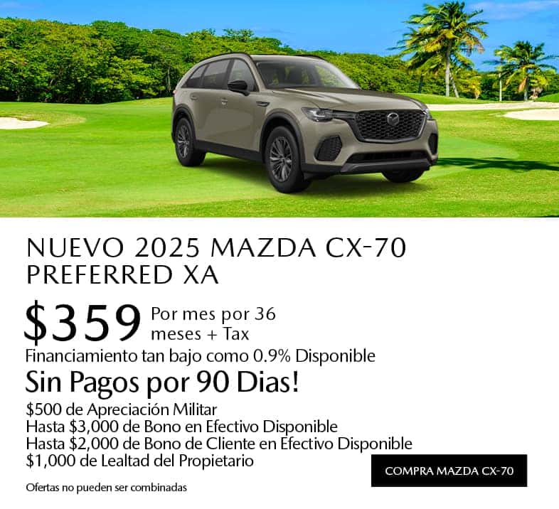 NUEVO 2025 Mazda CX-70 Preferred