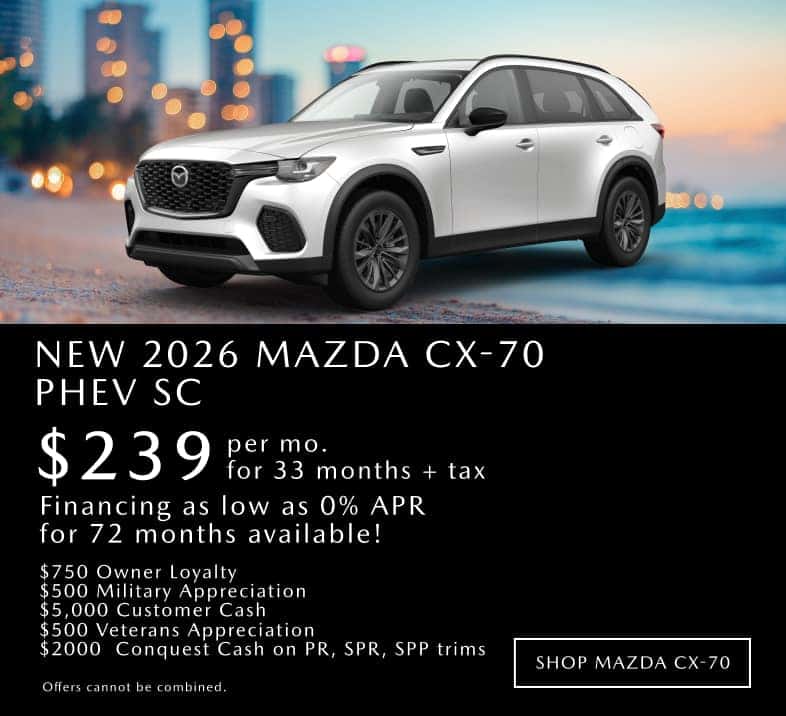 New Mazda CX-70 PHEV SC 