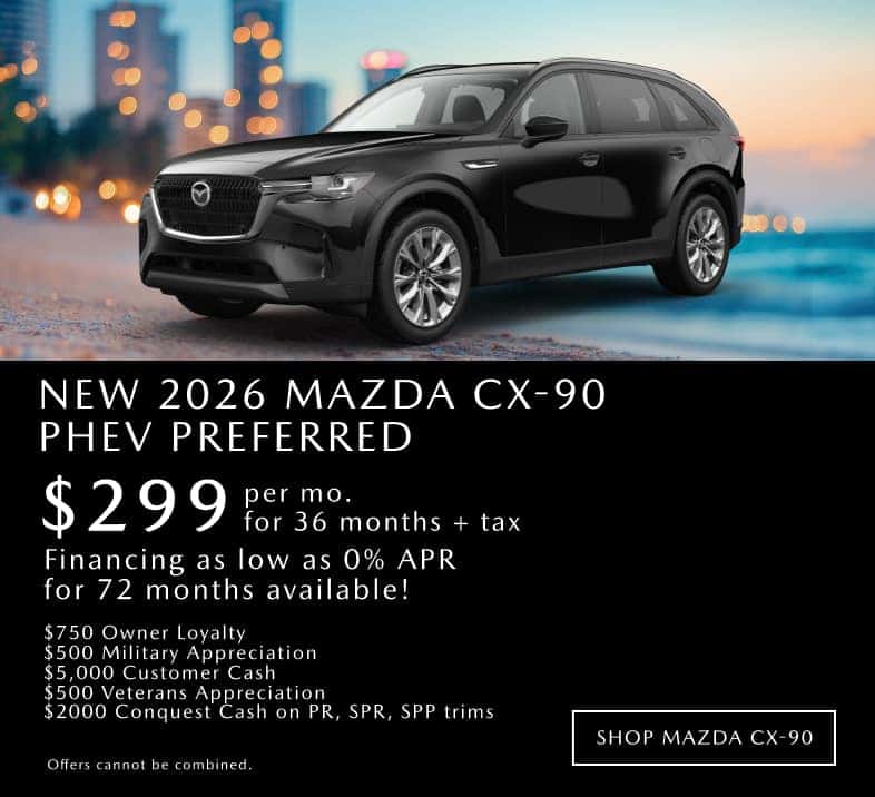 New Mazda 2026 CX-90 PHEV Preferred