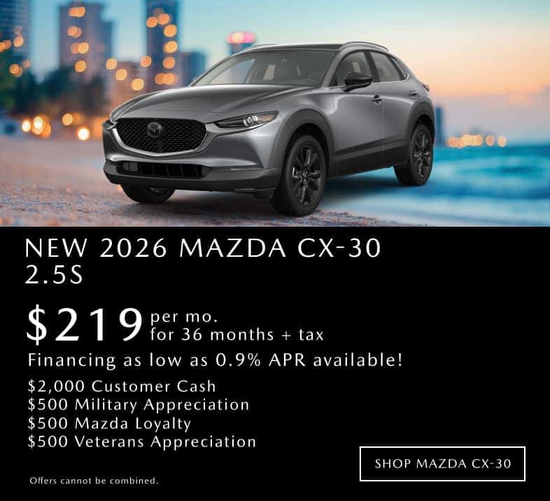New 2026 Mazda CX-30 2.5S