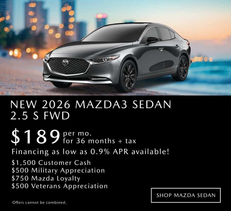 New 2026 Mazda3 Sedan 2.5S FWD