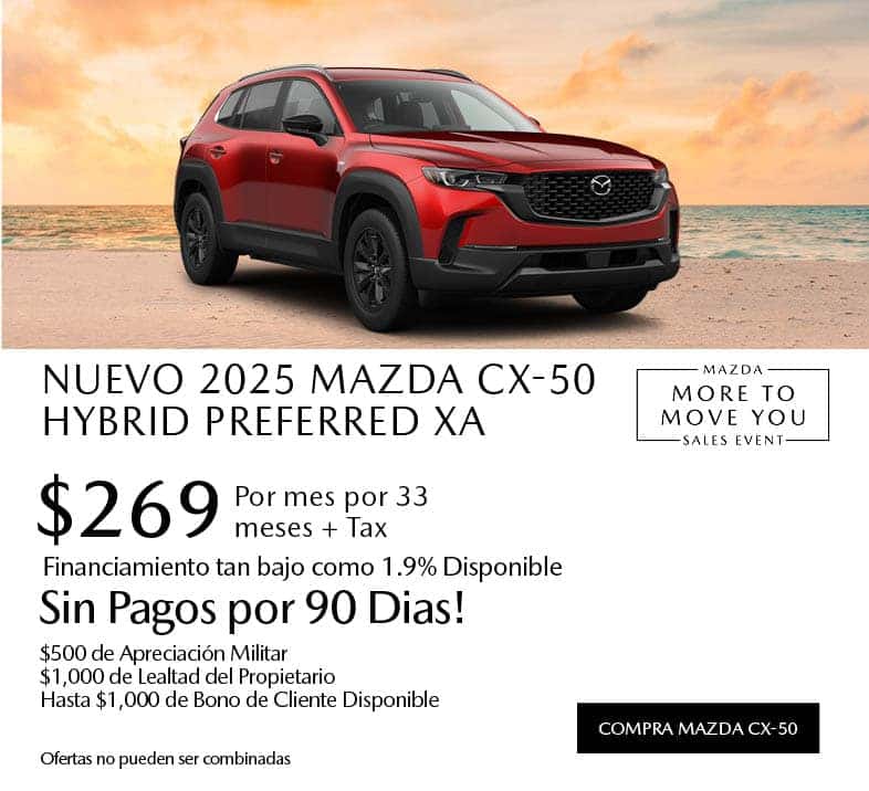 Nuevo 2025 Mazda CX-50 Hybrid 