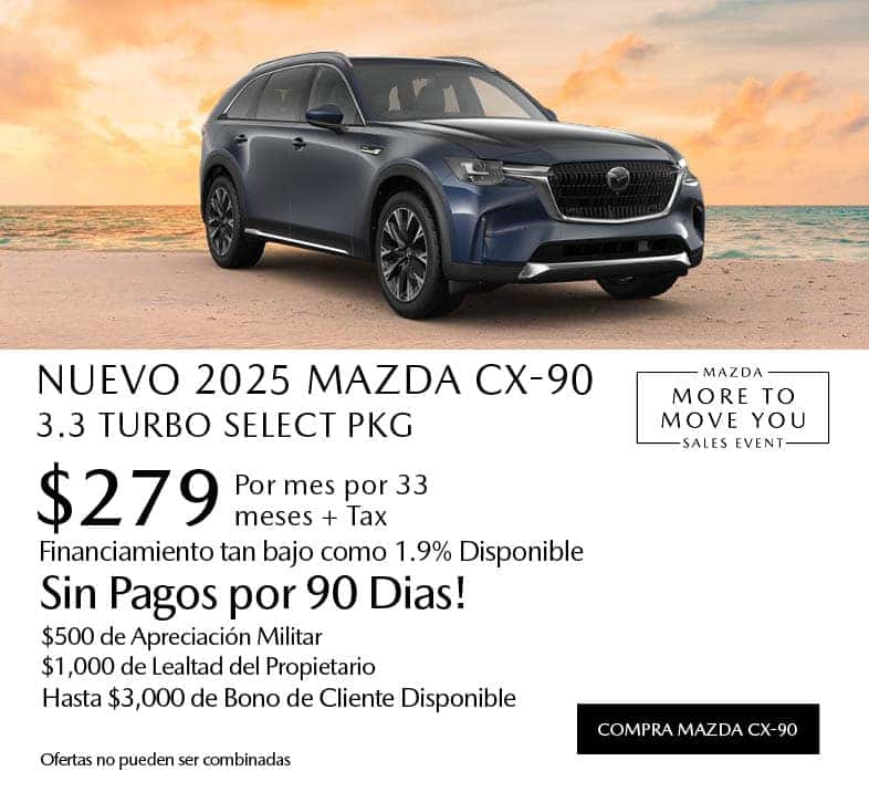 Nuevo 2025 Mazda CX-90 Turbo Select PKG