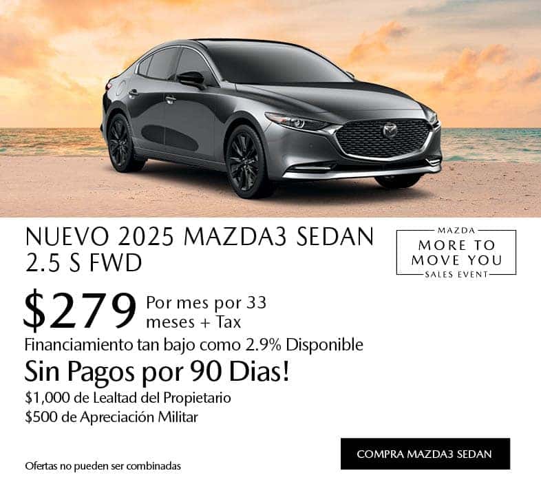 Nuevo 2025 Mazda3 Sedan 2.5S FWD