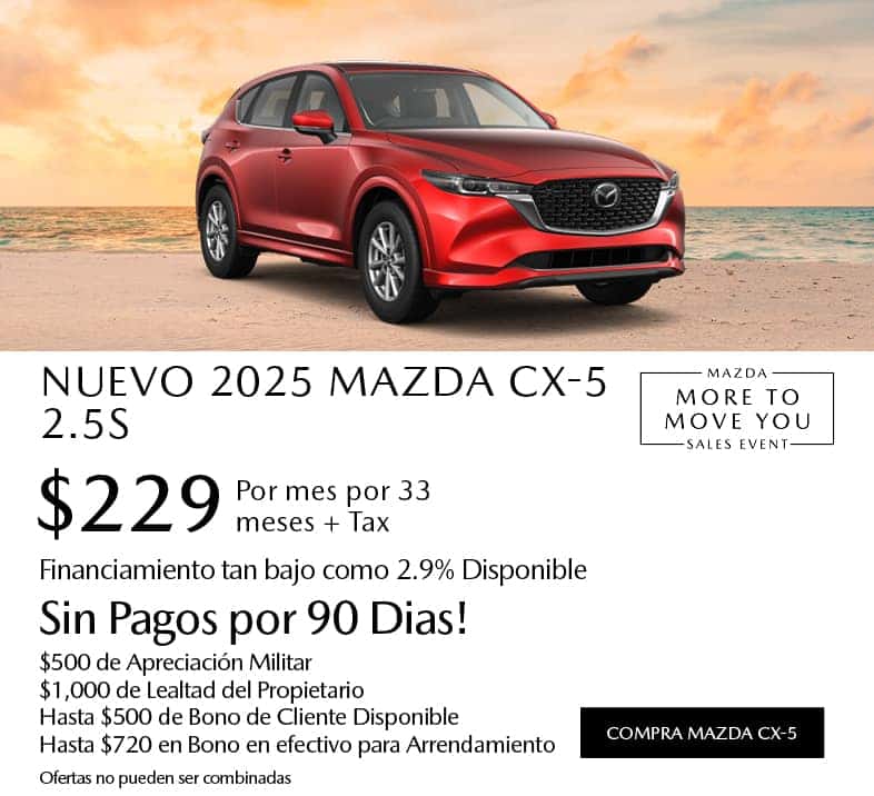 Nuevo 2025 Mazda CX-5 2.5S