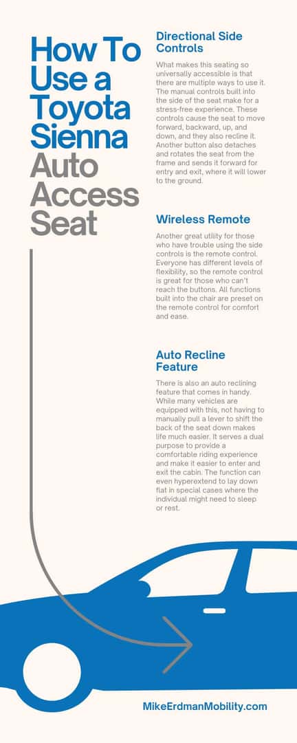 How To Use a Toyota Sienna Auto Access Seat Mike Erdman Mobility
