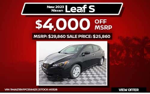 <center><strong>2023 Nissan Leaf S</strong></center>