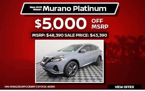 <center><strong>2023 Nissan Murano Platinum</strong></center>