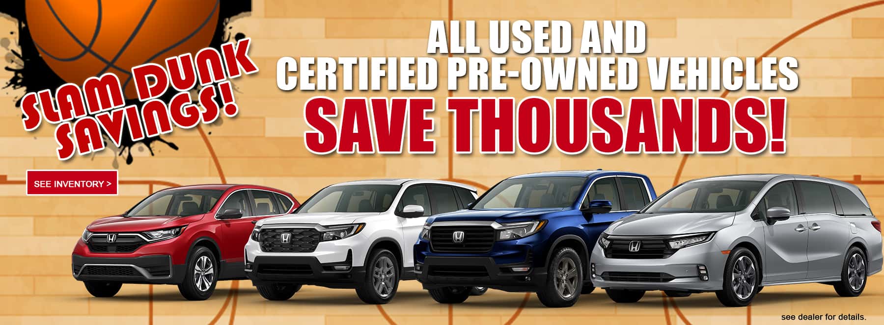 Used specials