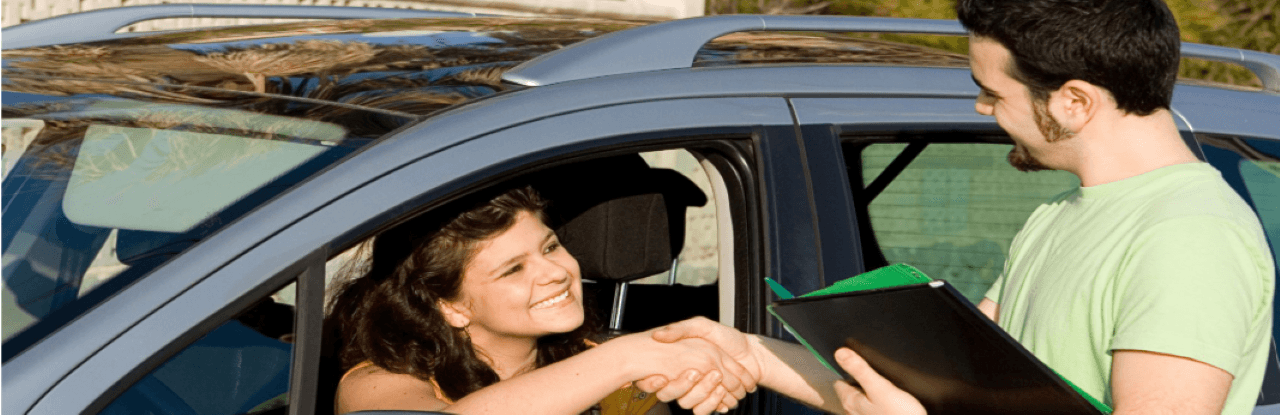 A satisfied customer test-drived a certified pre-owned Honda at Nalley Honda Brunswick.