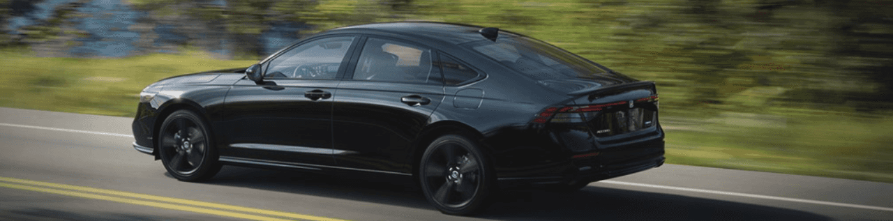 Fuel-efficient Honda Accord on display at Nalley Honda Brunswick dealership