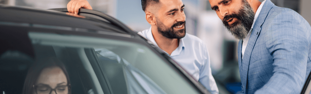 The family is exploring SUVs to buy from Nally Honda Brunswick.