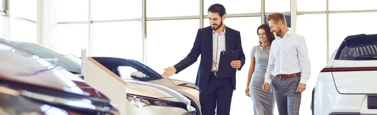 Customers visiting Nalley Honda Brunswick dealership, exploring car options, and receiving exceptional service in Brunswick, GA.