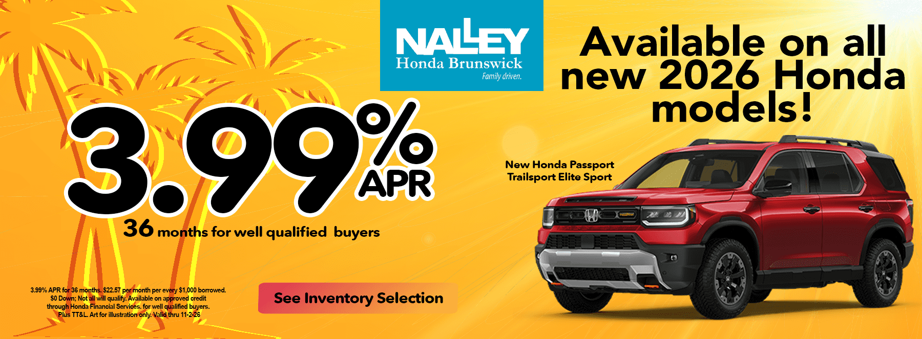 3.99% APR