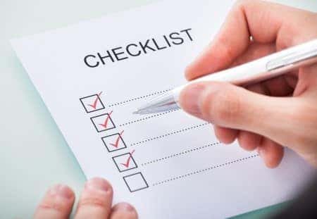 Used car buying checklist