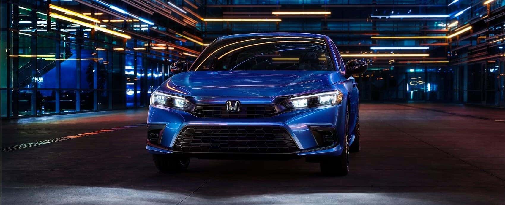 2022 Honda Civic Front Blue