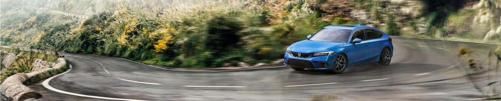 2022 Honda Civic Hatchback in Blue
