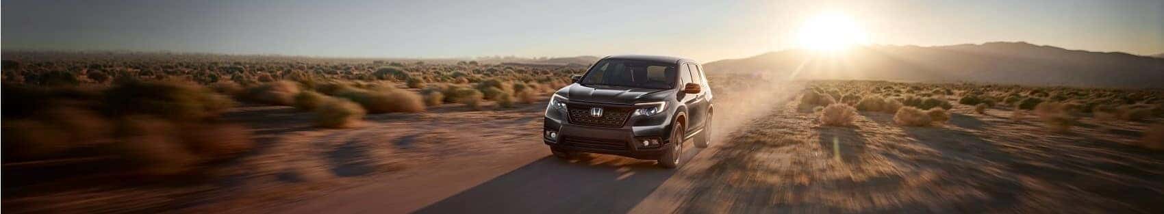 Honda Passport in Desert Snipped
