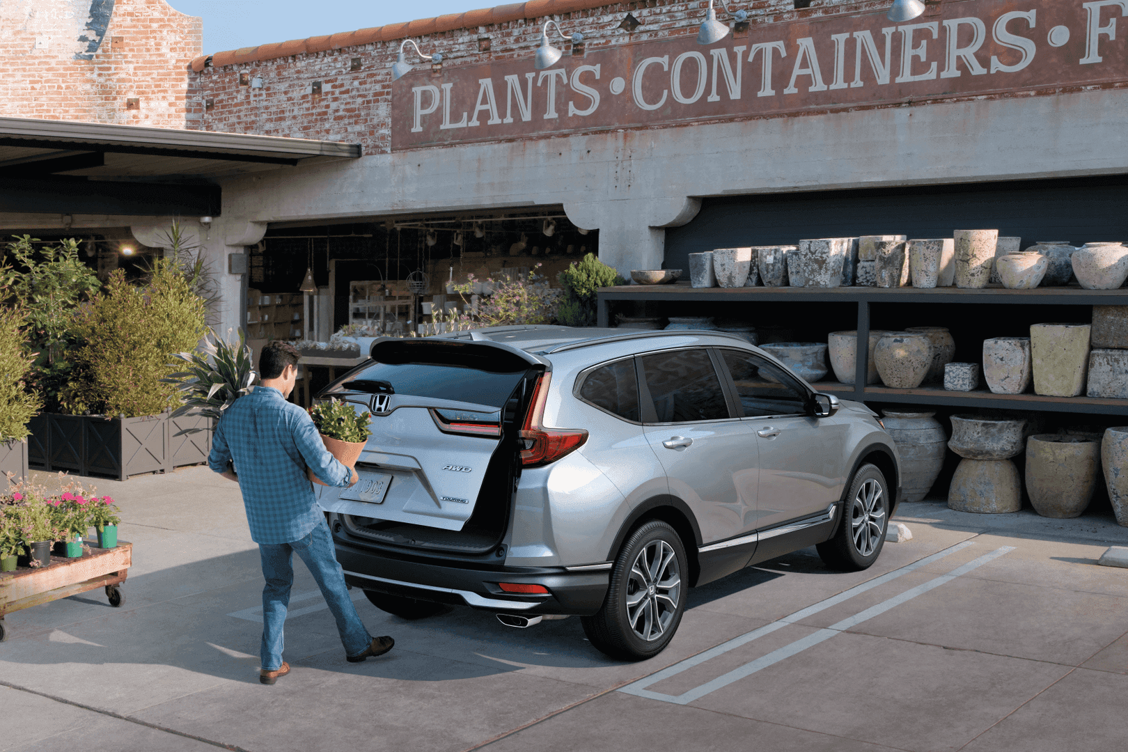 2020 Honda CR-V Silver Small Shop loading trunk Groceries