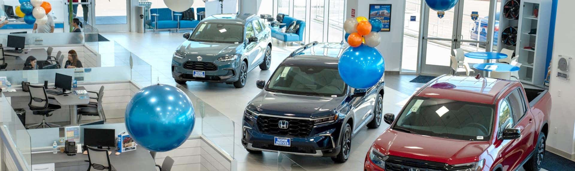 Norm Reeves Honda Vista showroom