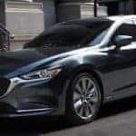 Silver 2020 Mazda6 on City Street