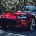 2020 Red Mazda Miata on Highway