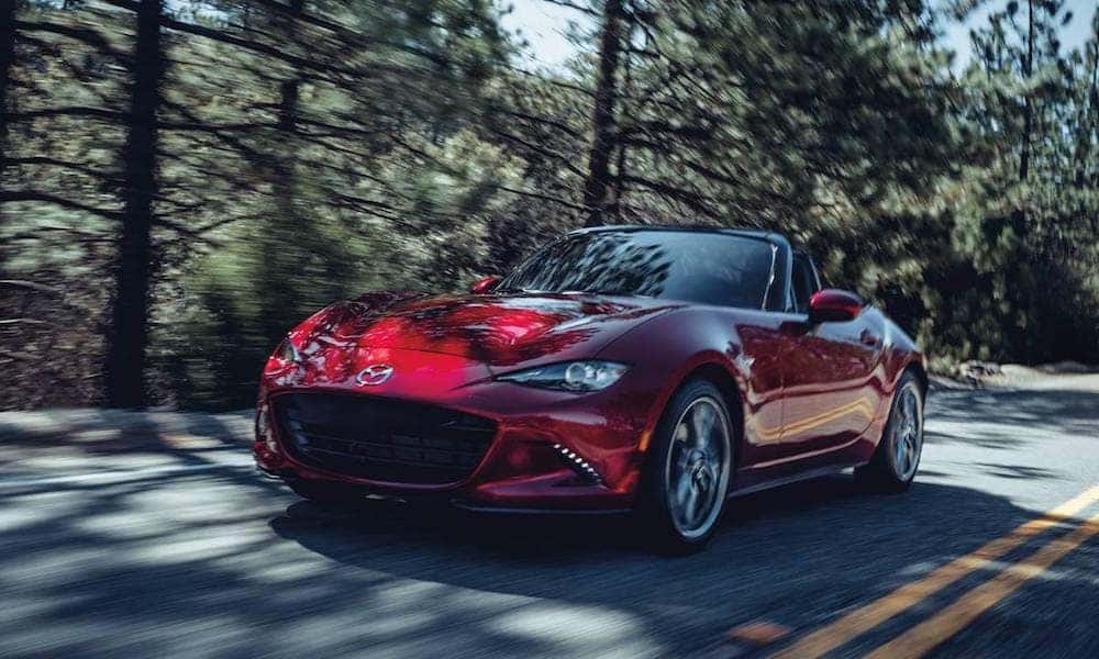 2020 Mazda Miata on Highway