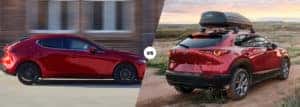 2021 MAZDA3 vs. 2021 MAZDA CX-3