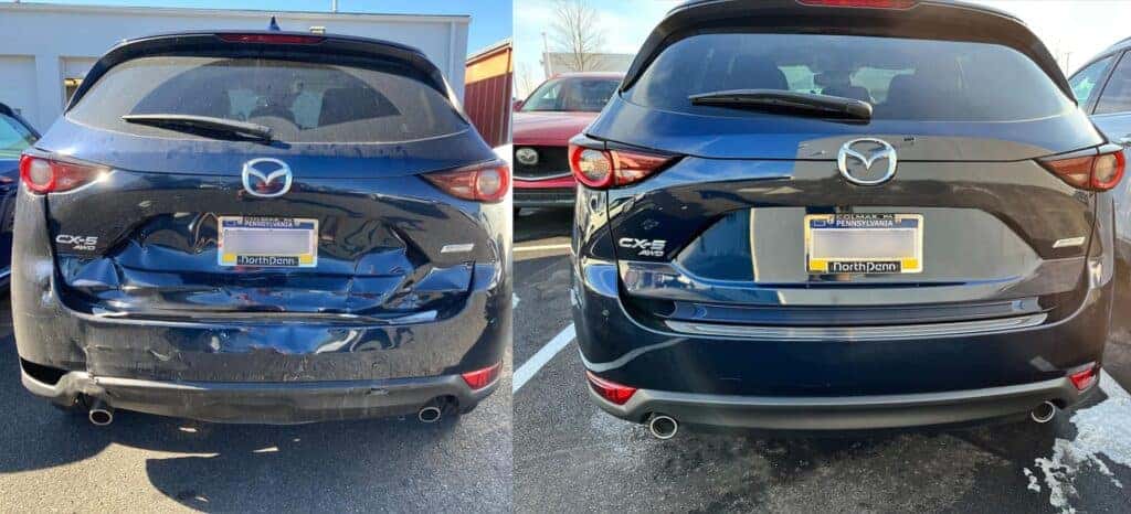 North Penn Collision Before and After