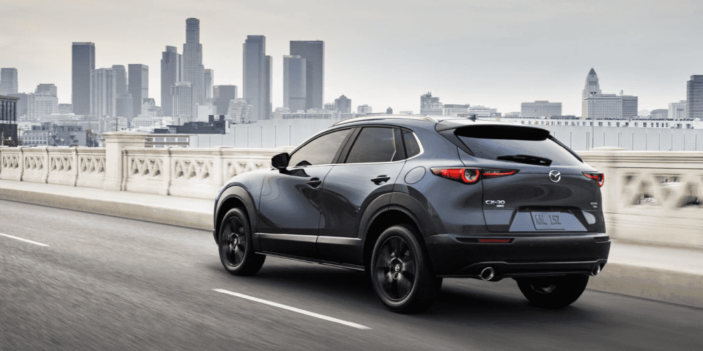 A Mazda SUV covered by Mazda lease GAP insurance