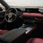 2026 Mazda CX-70 interior front seat shot