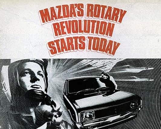 old Mazda print ad