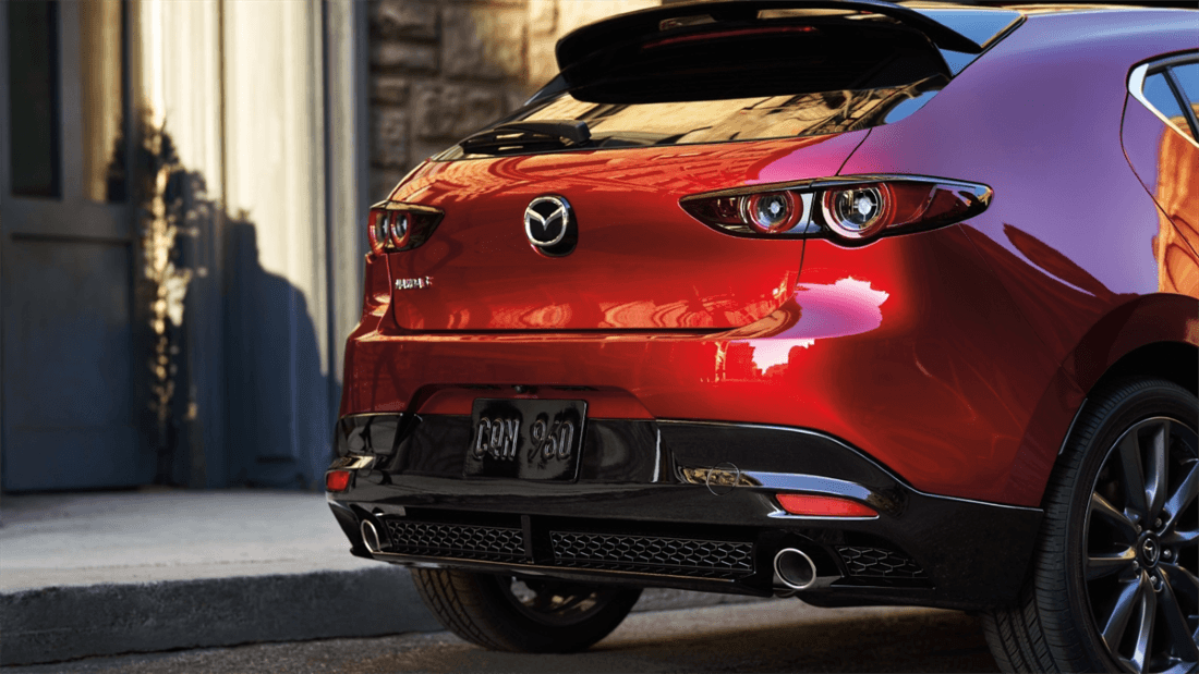 2026 Mazda3 Hatchback rear angle