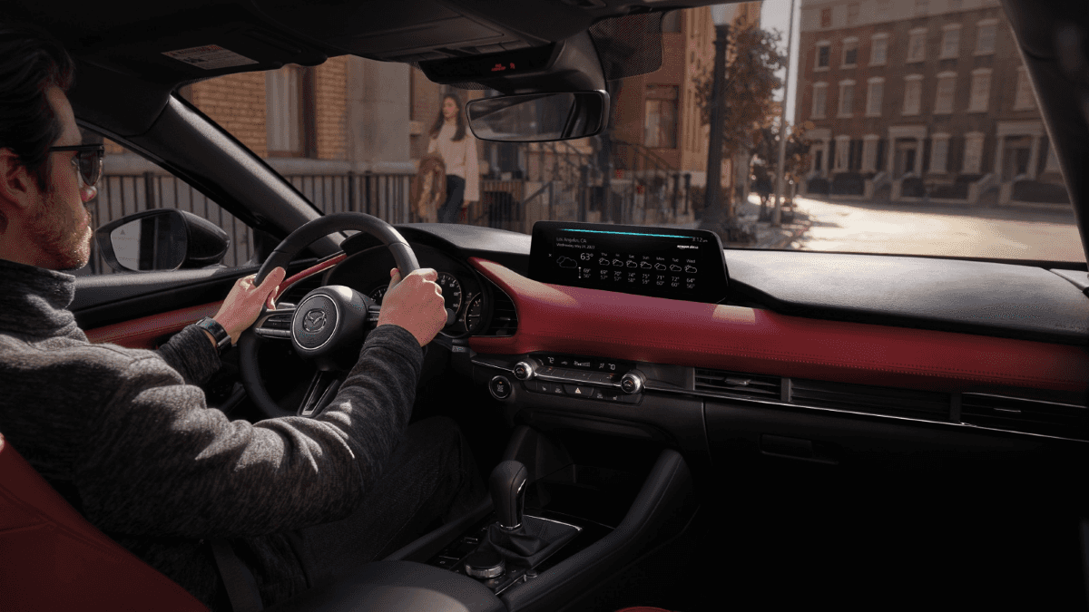 Man driving 2026 Mazdas3