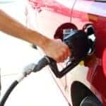 hand pumping gas