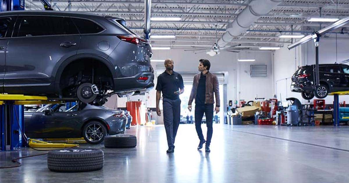 Customer is Mazda Service Center