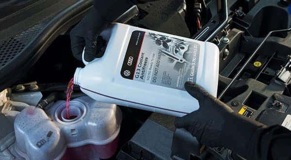 Volkswagen Coolant Fluid Exchange Service