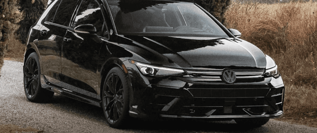 The front of the 2025 Volkswagen Golf R