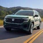 2026 Volkswagen Atlas driving on the highway