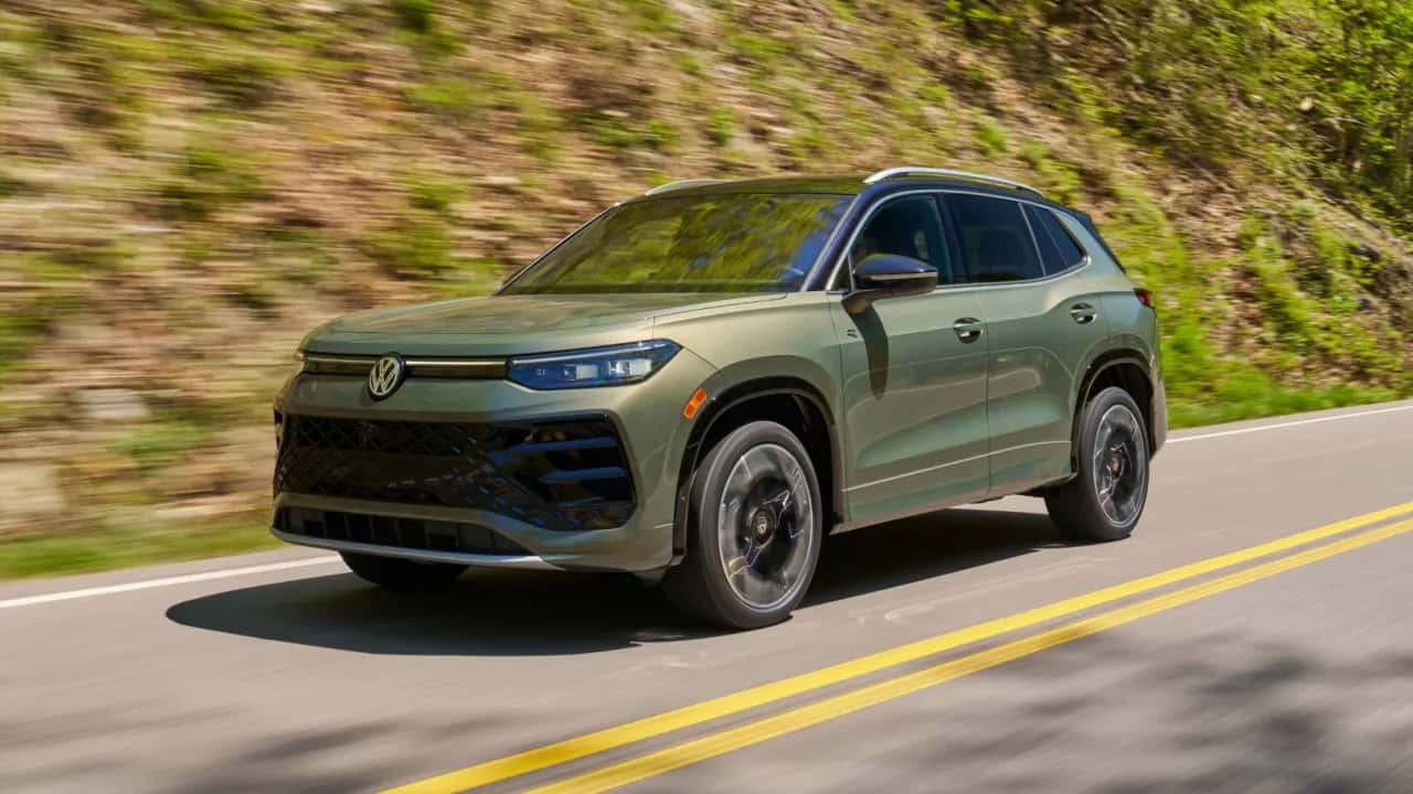 2026 Volkswagen Tiguan driving on the highway