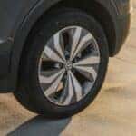 Volkswagen wheel close up