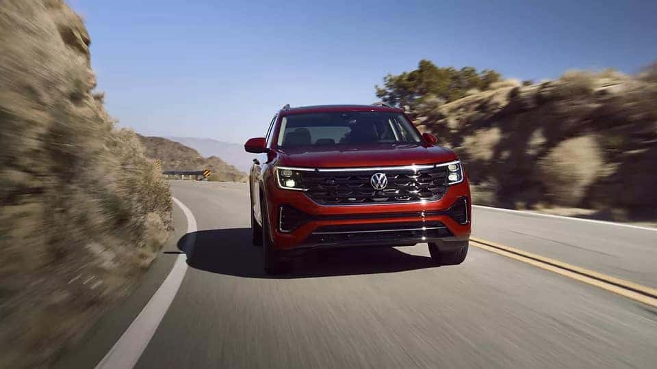 Volkswagen Atlas driving on the highway